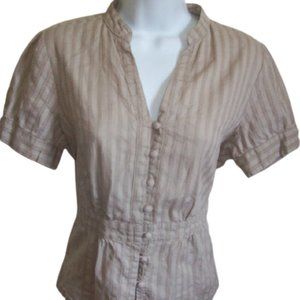 Mexx Beige Blouse size 8